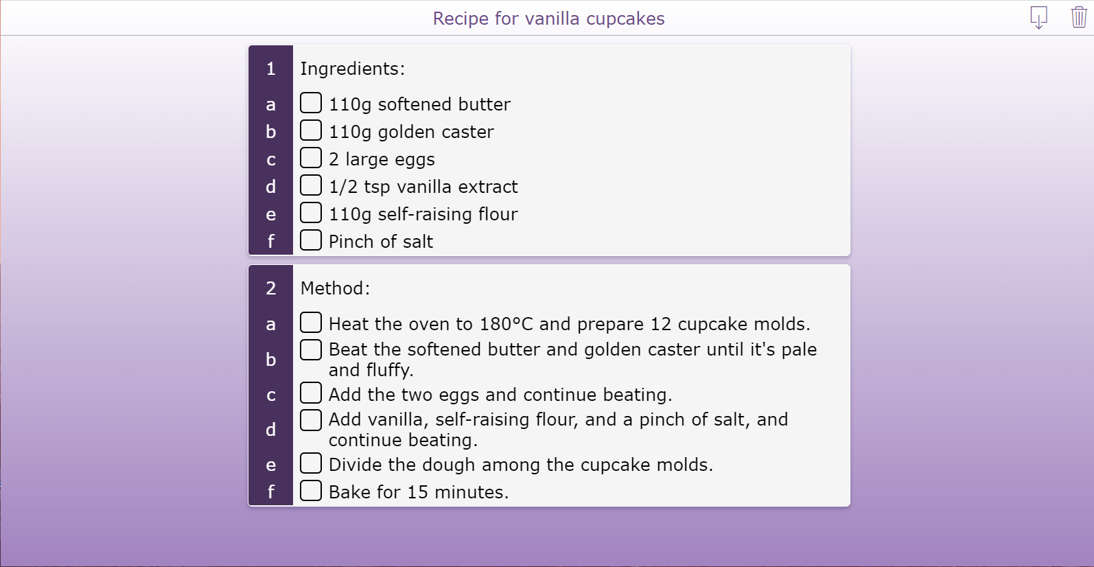 Bake vanilla cupcakes