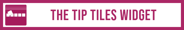 lesson ideas with the tip tiles widget