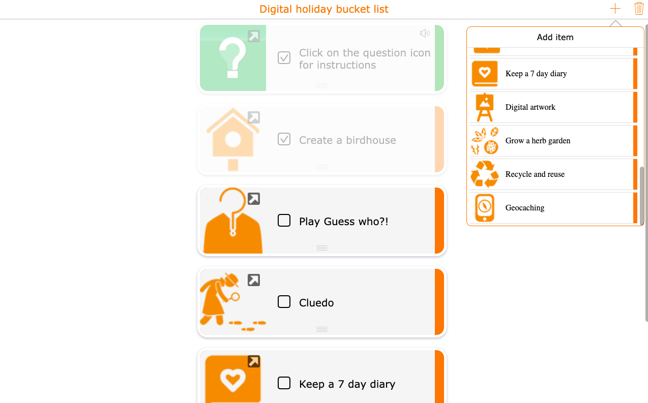 digital holiday activities for students