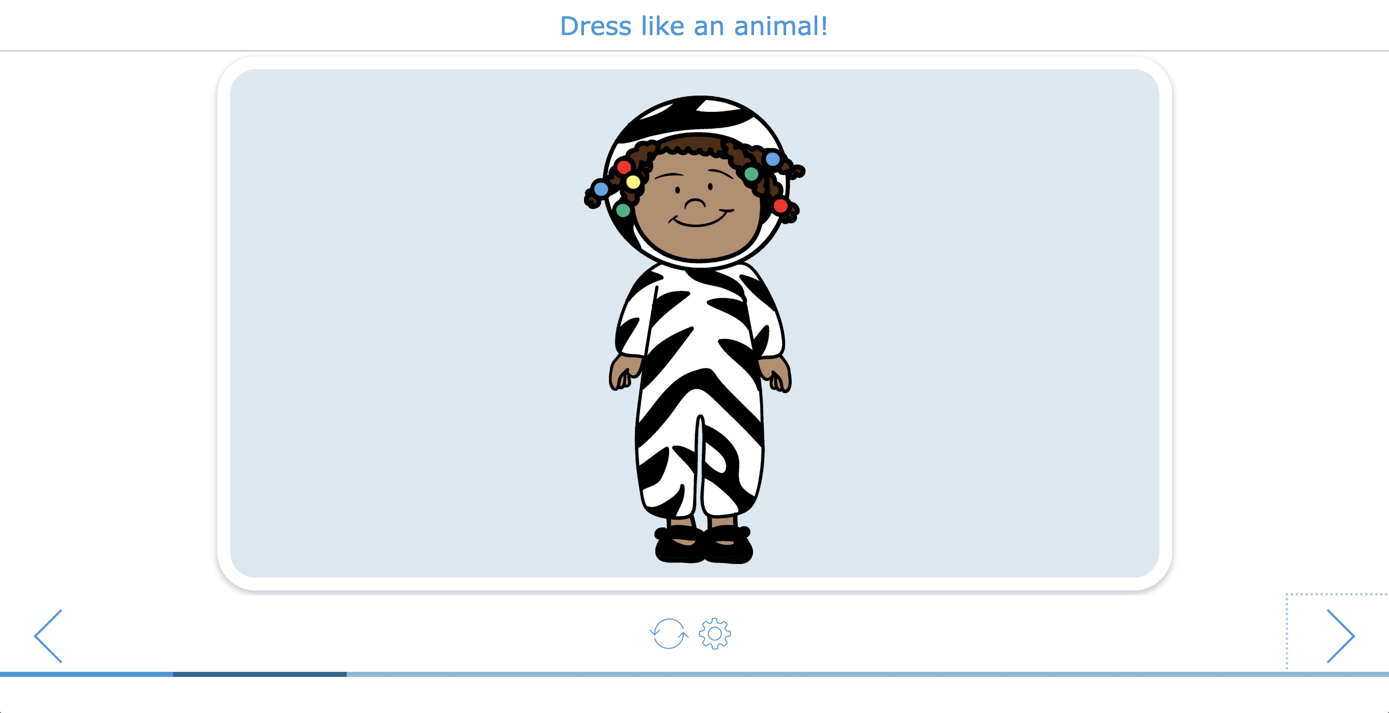 Dress like an animal! - Kindergarten activity