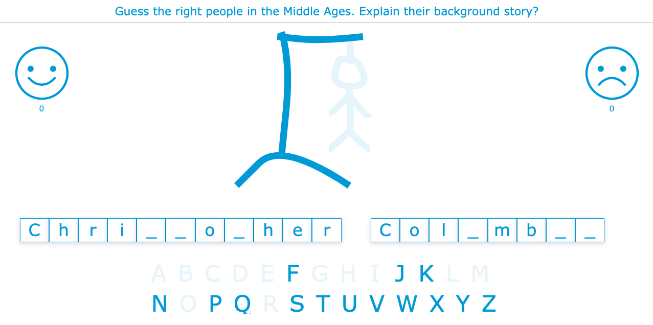 History hangman