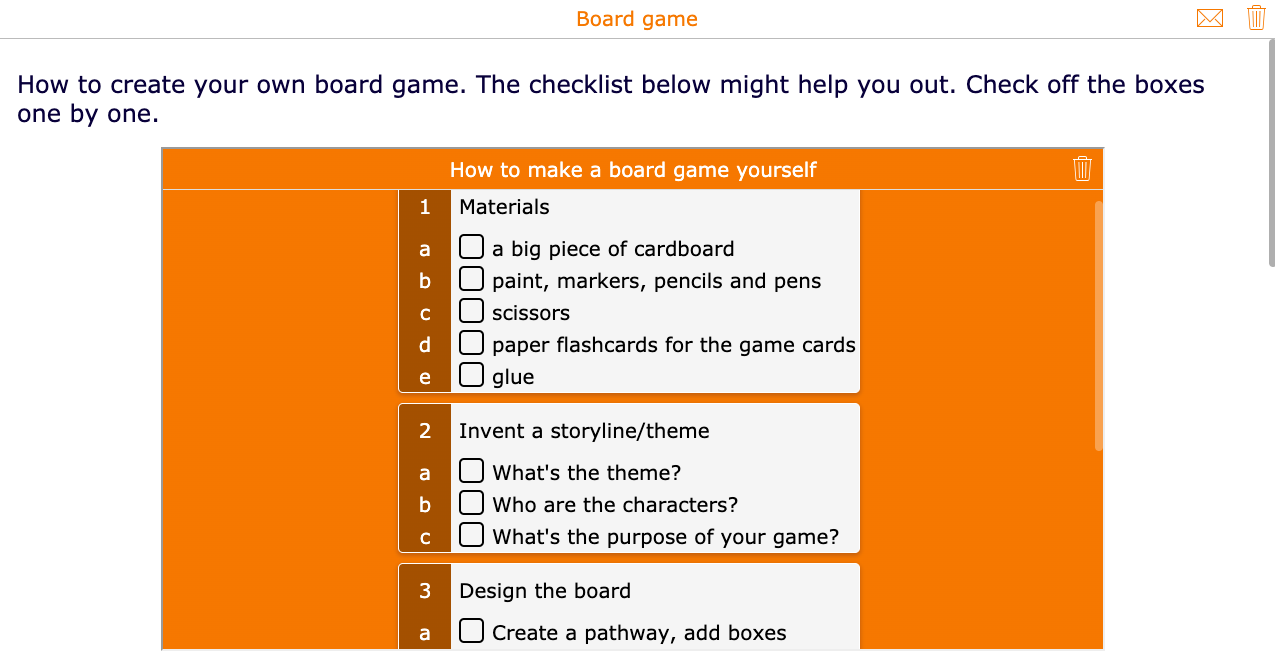 How to create a self-made board game