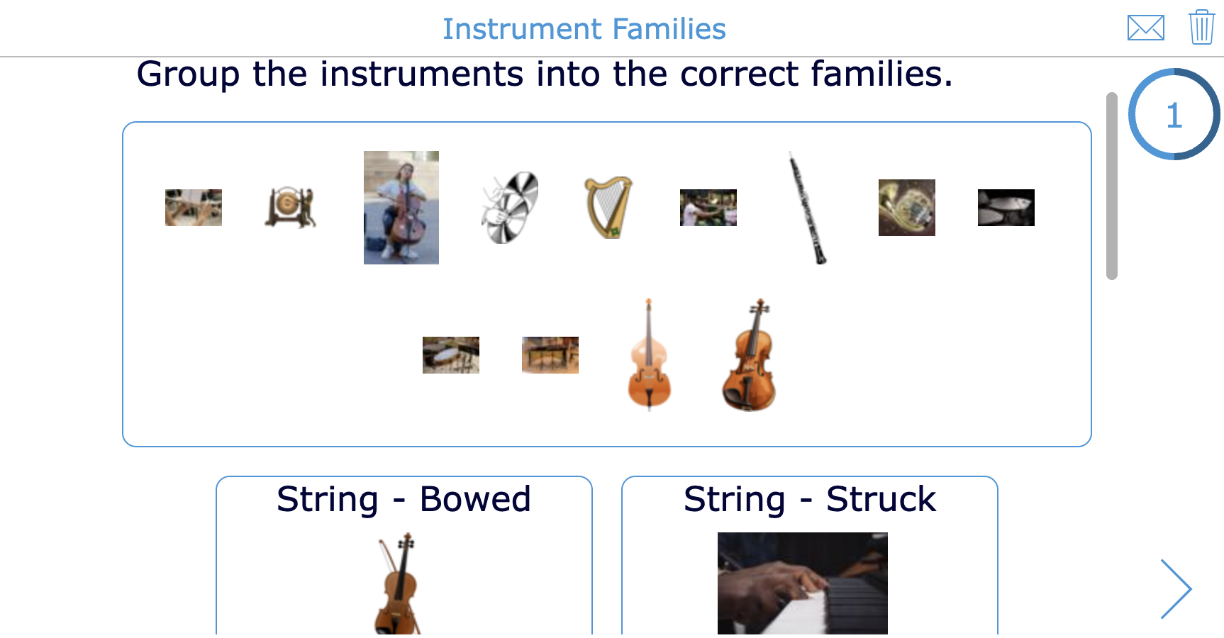 quiz-instrument families