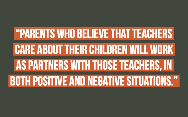 Teachers Partnering with parents 
