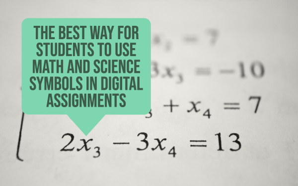 math and science symbols