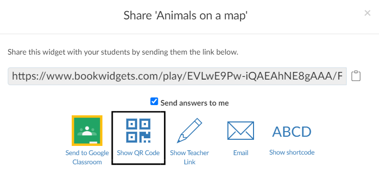 10+ Ways to Share Interactive BookWidgets Activities with your Students -  BookWidgets