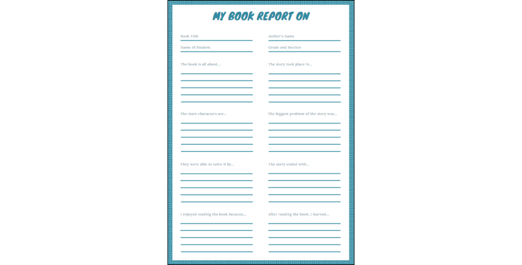 Book report