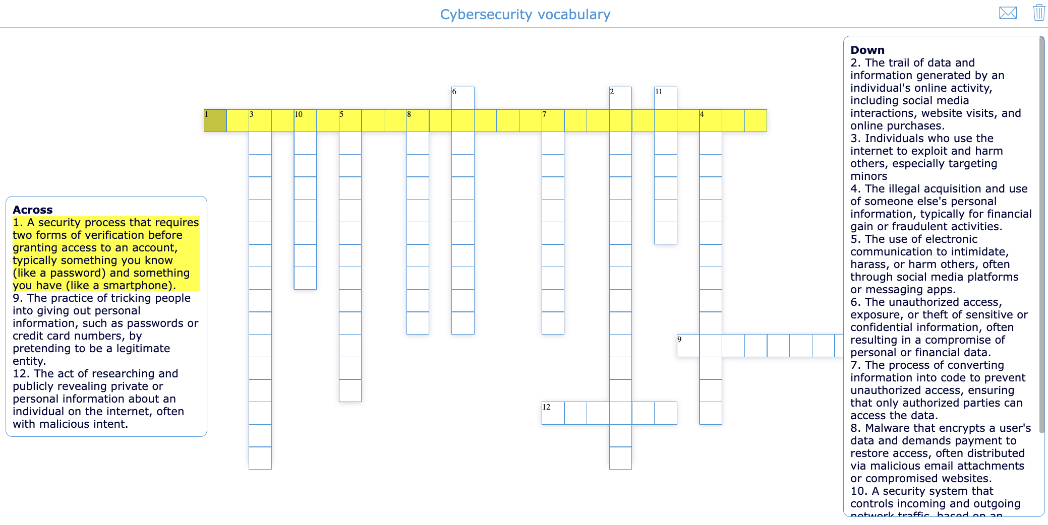 Cybersecurity