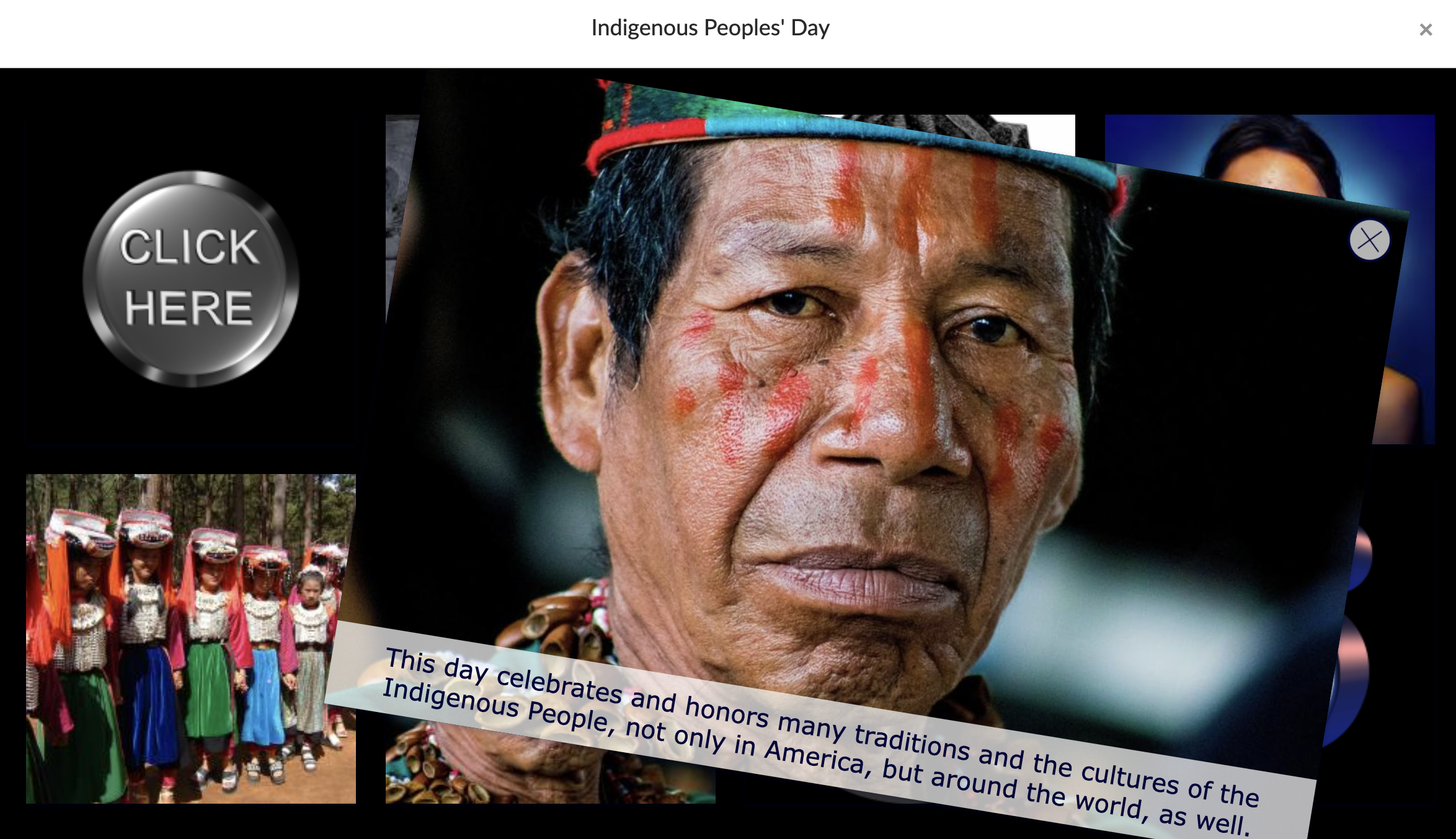 Interactive cultural observance lesson using TipTiles to explore historical context and heritage months