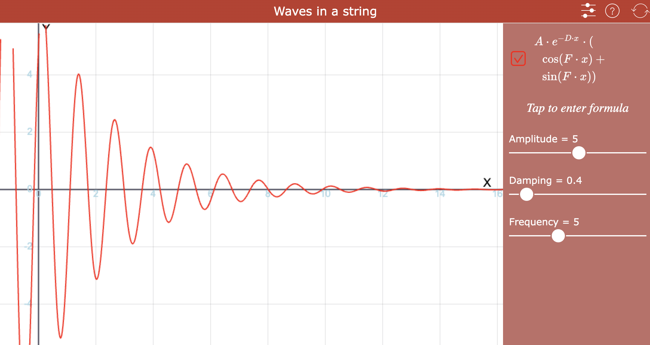 STEM physics digital activity - Waves in a Spring