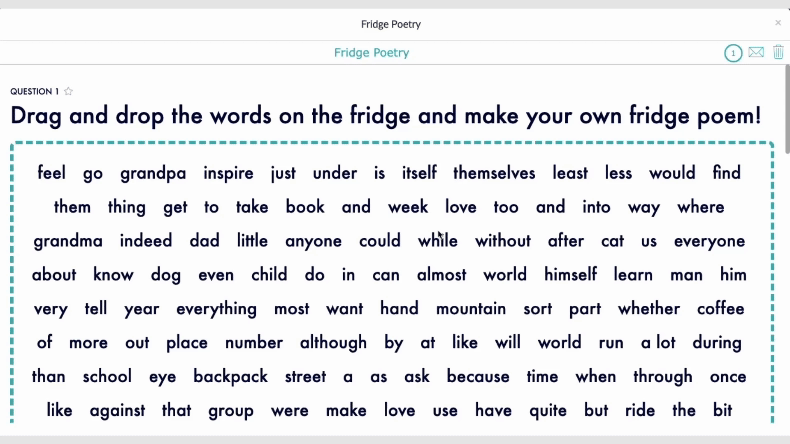 Fridge Poetry