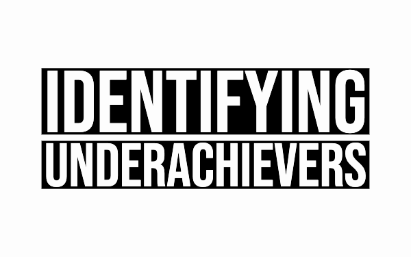 identifying underachievers