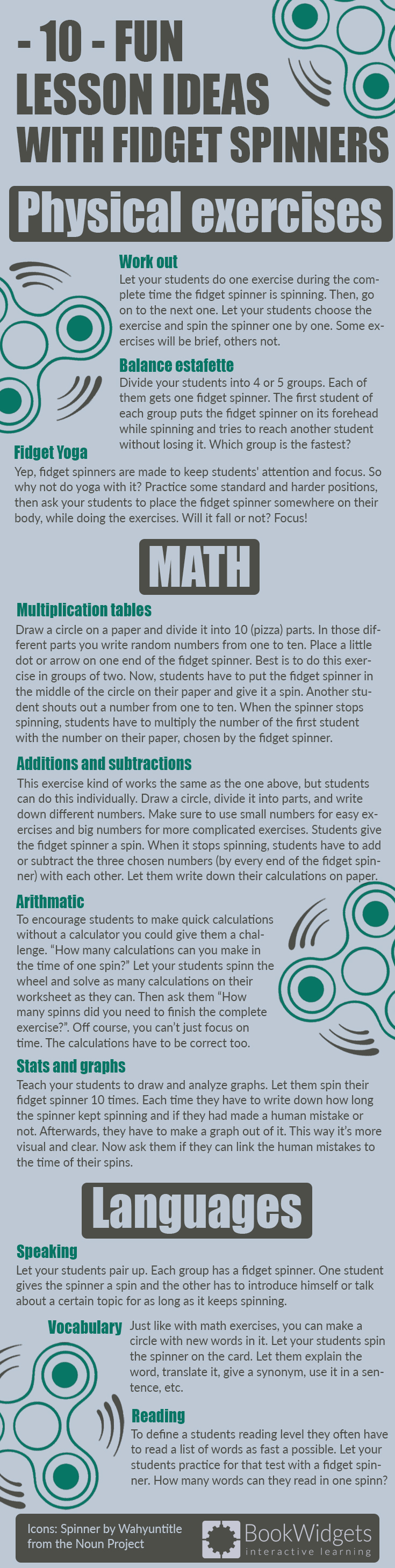 Fidget spinners in the classroom