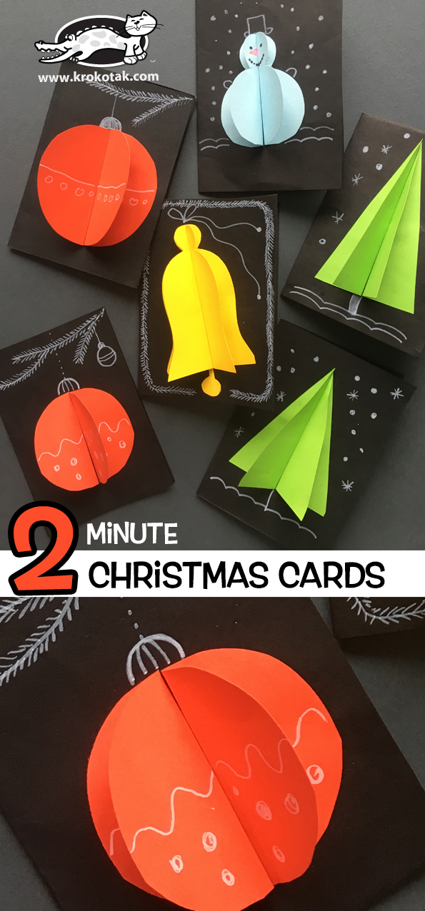 Self-made Christmas cards