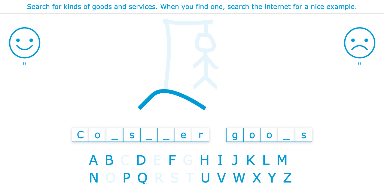 Economics hangman