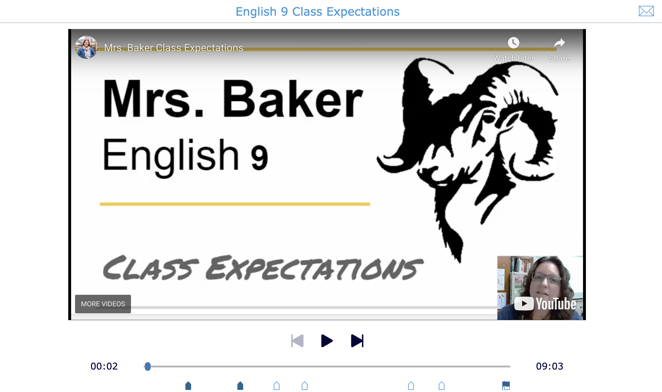 classroom expectations video quiz