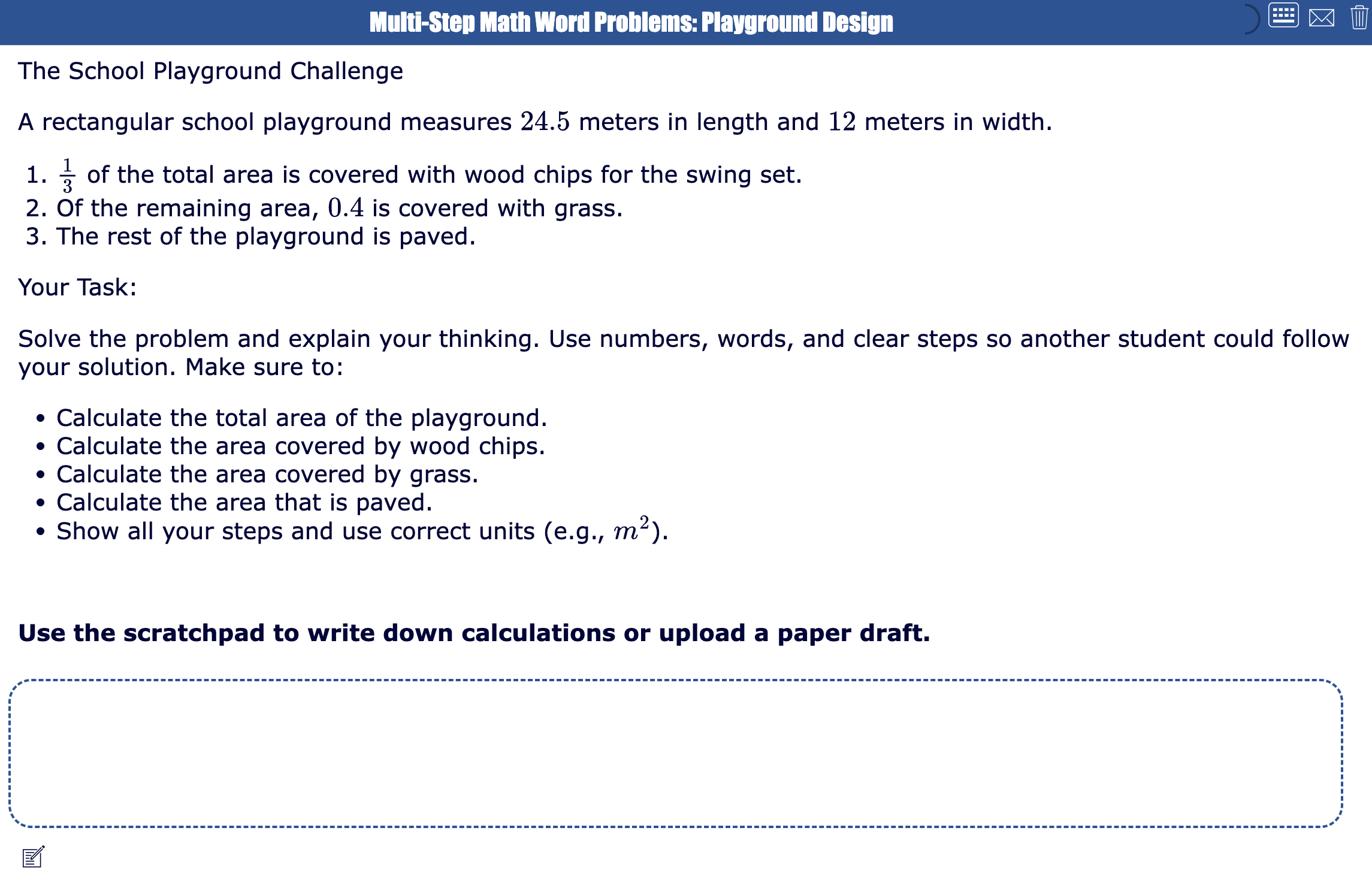 Multi-step math explanation