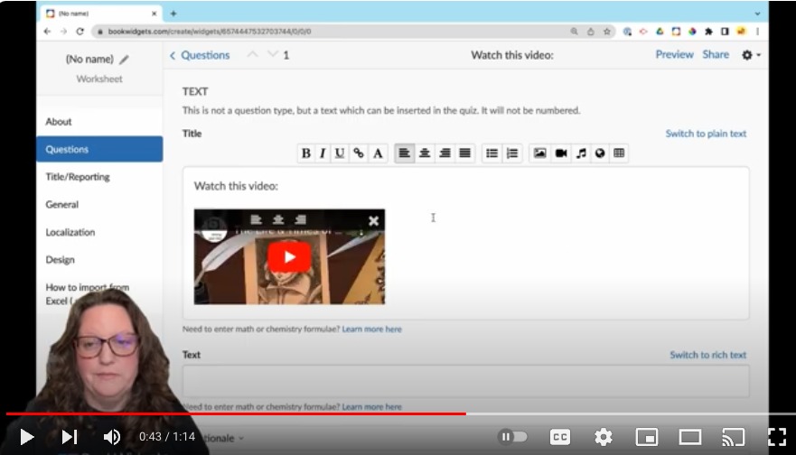 Teacher Tip Add Video