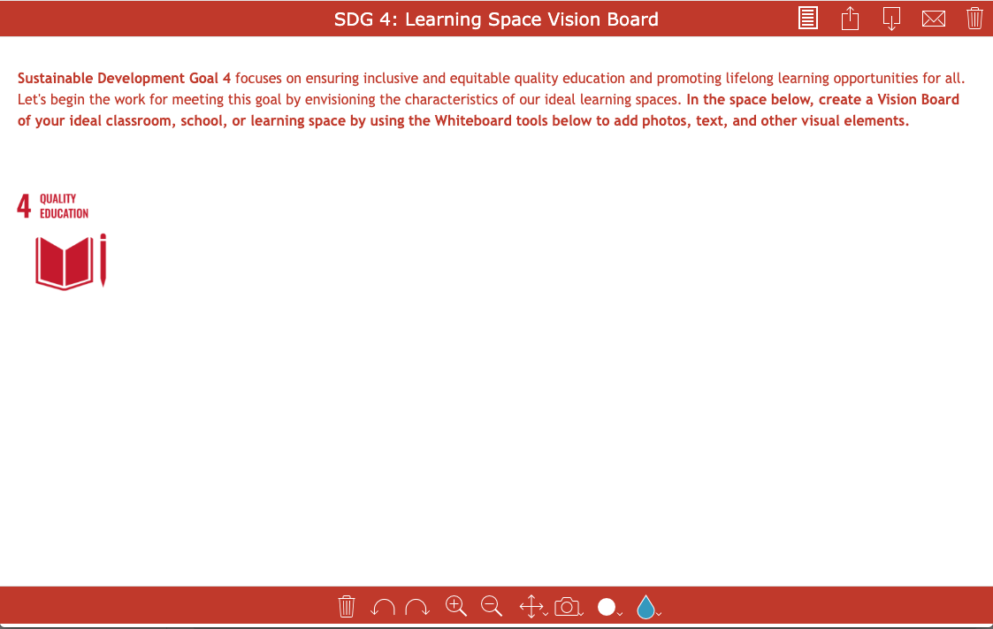 Learning Space Vision Board