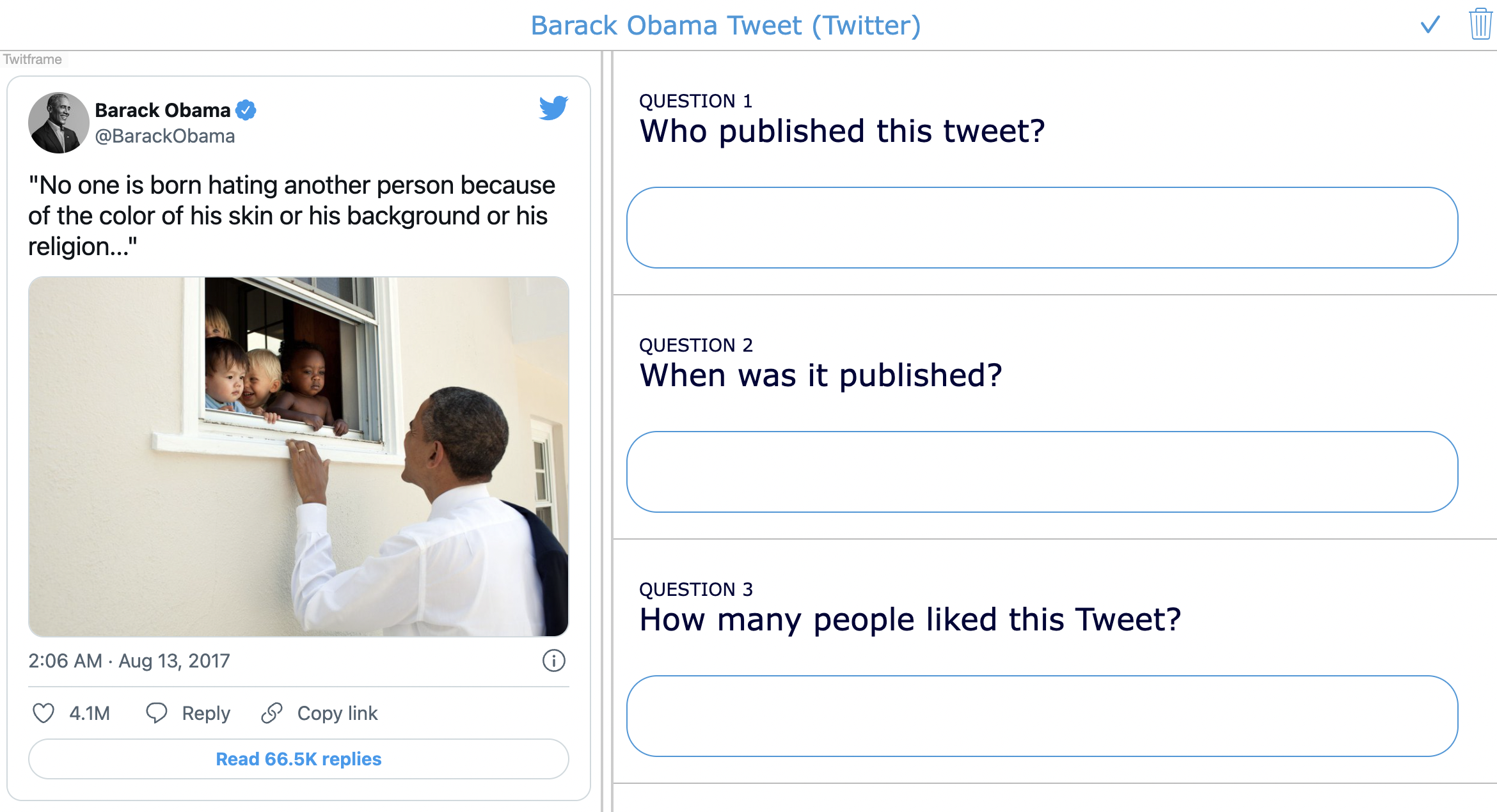 Twitter lesson idea - Tweet Barack Obama