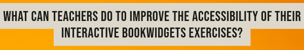 BookWidgets Accessibility Banner