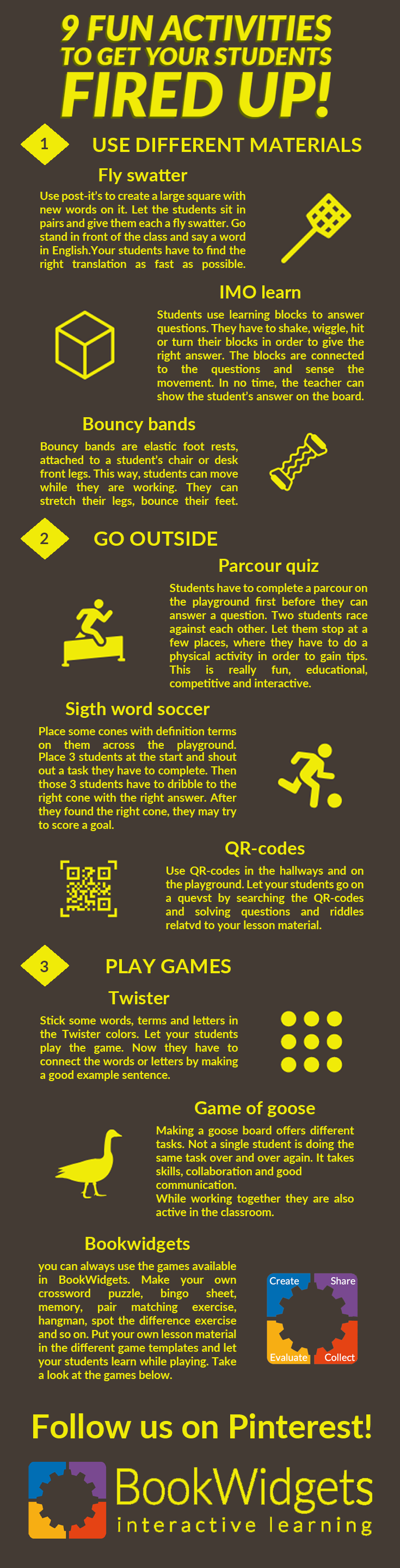 Activities to get your students moving