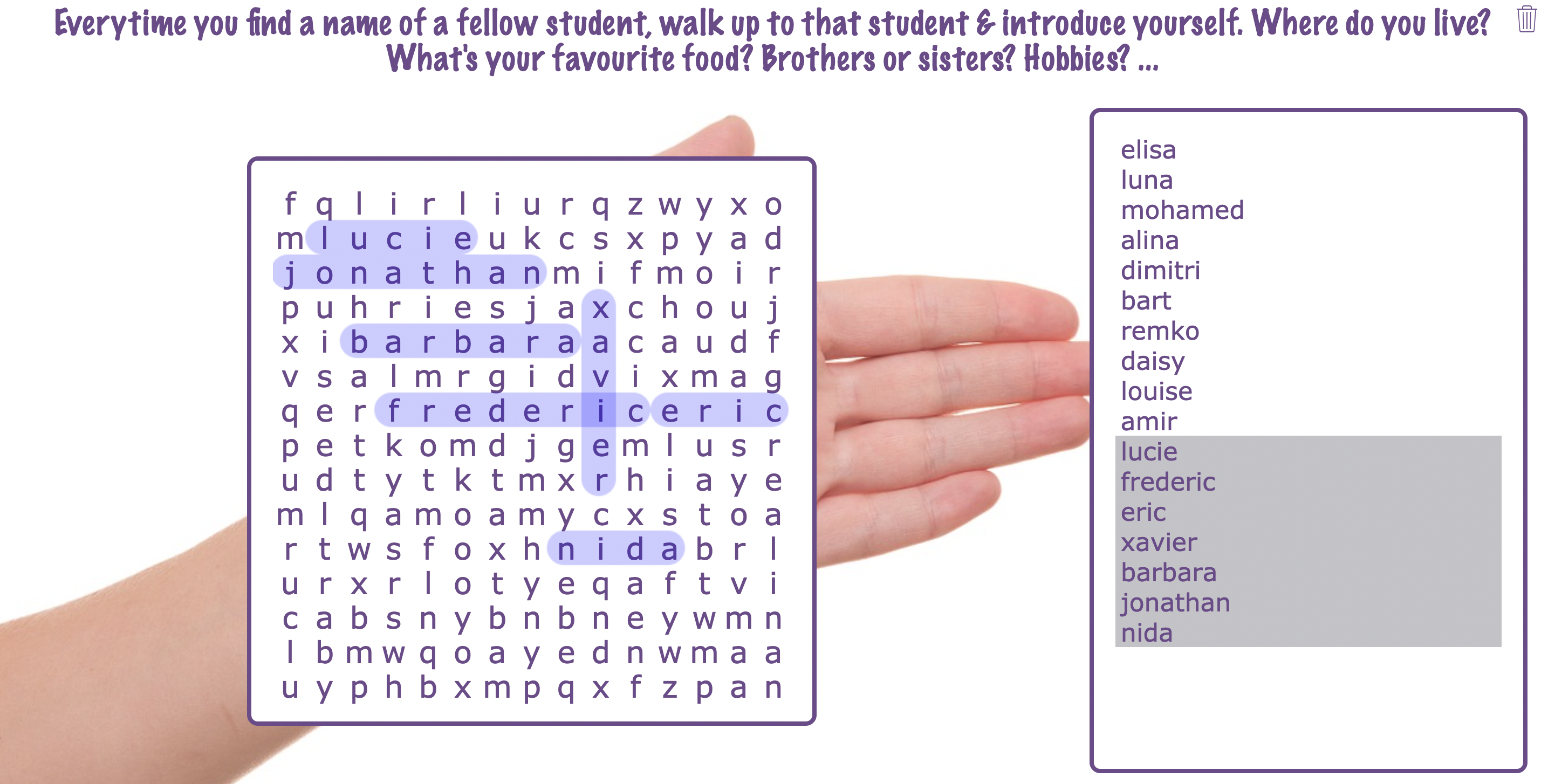 first day of school activity - primary school