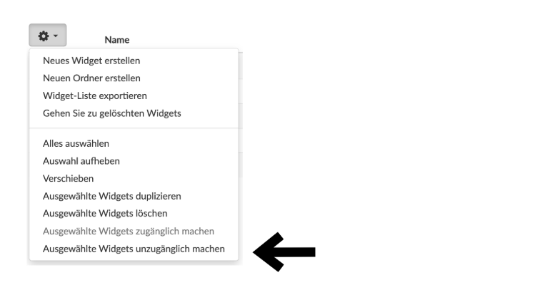 Widgets in BookWidgets unzugänglich machen