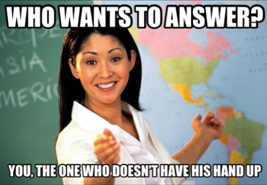 The unhelpful teacher