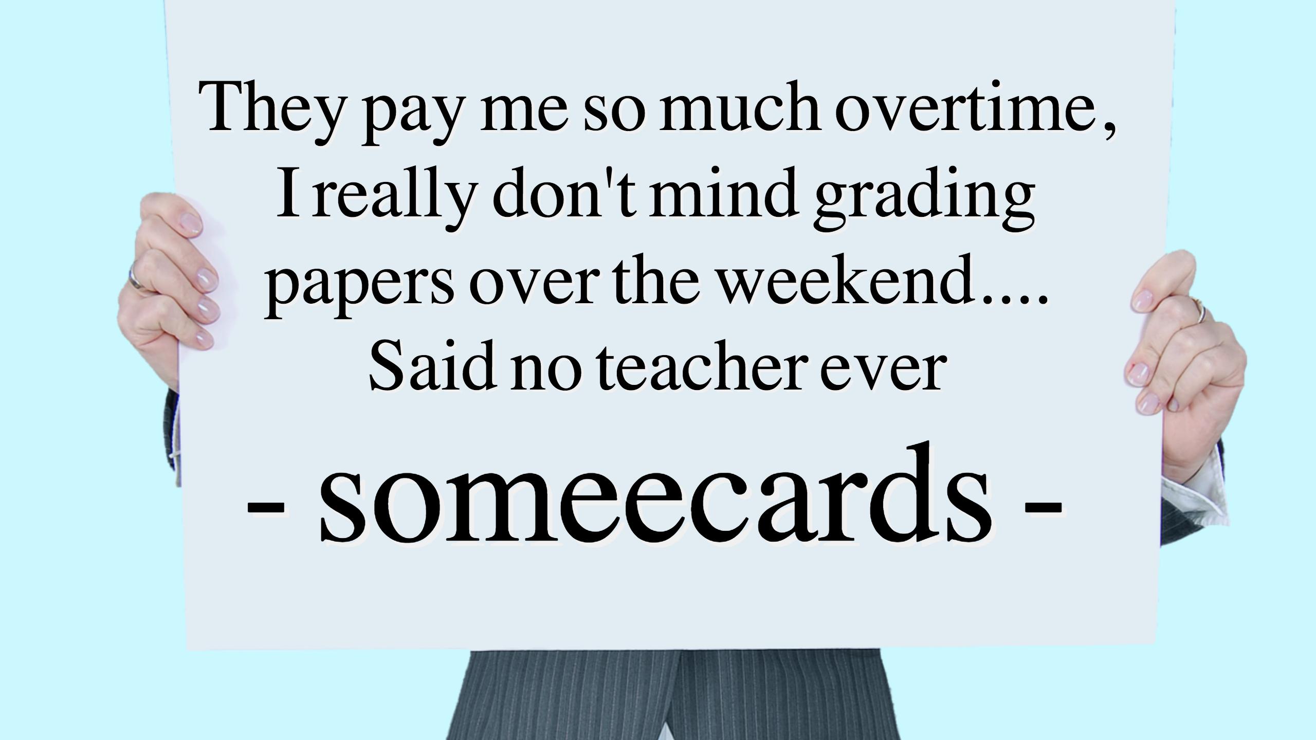 Quote about grading