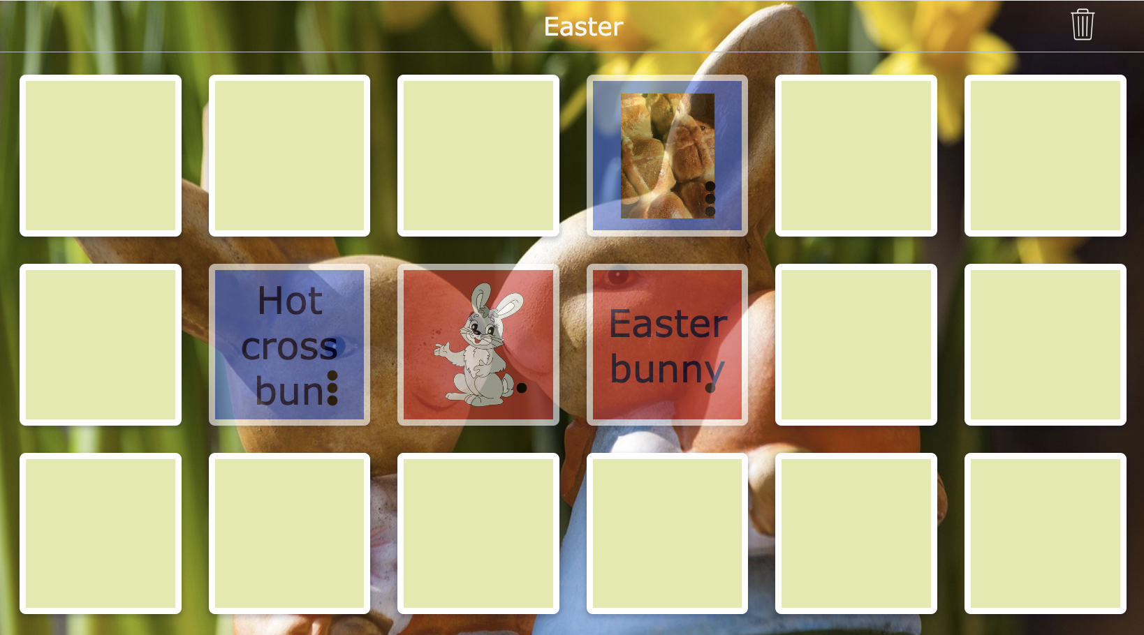 Memory game-easter