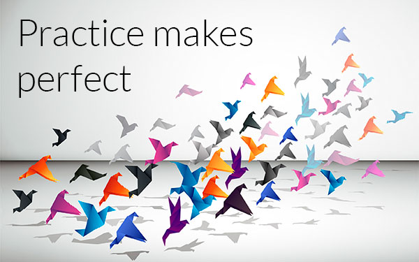 Practice makes perfect - BookWidgets