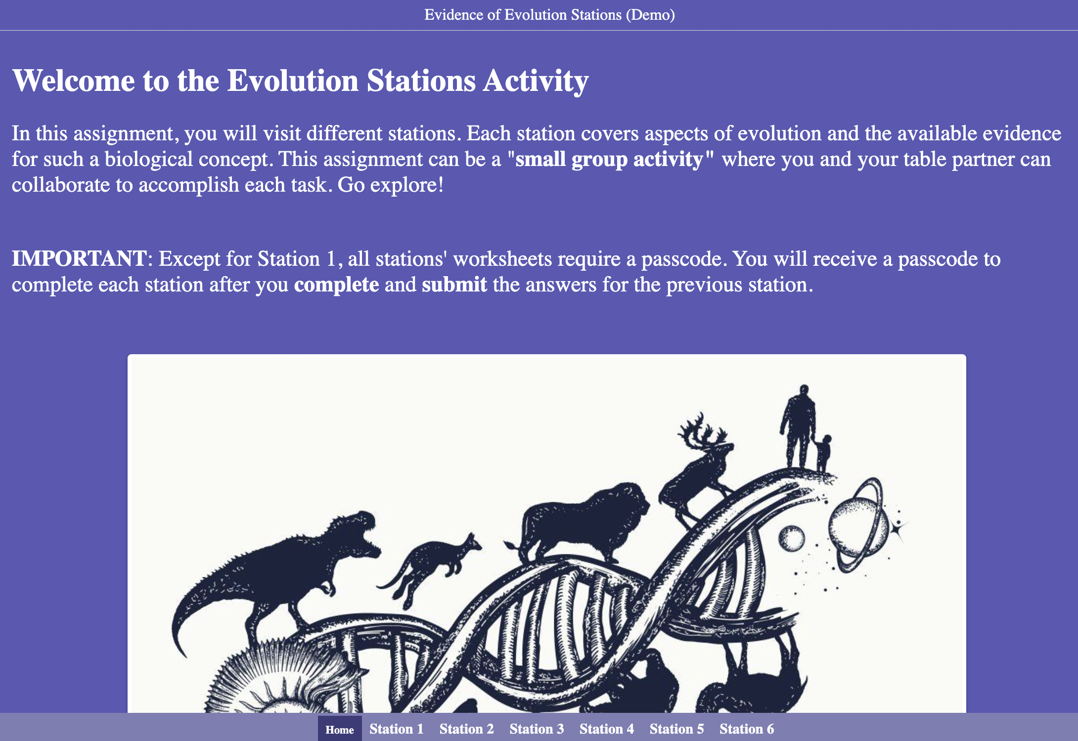 STEM interactive activity biology webquest
