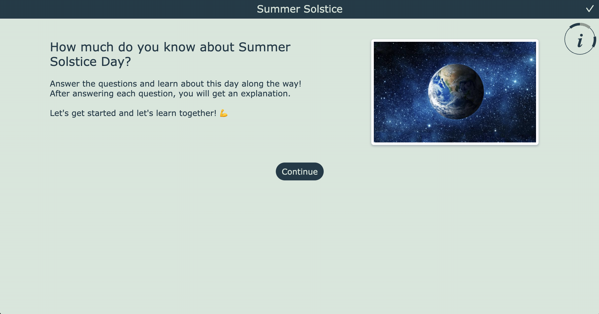 Summer solstice lesson plan