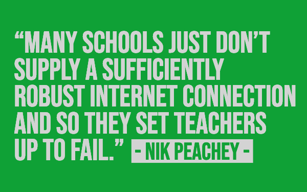 Quote about education - Nik Peachey interview