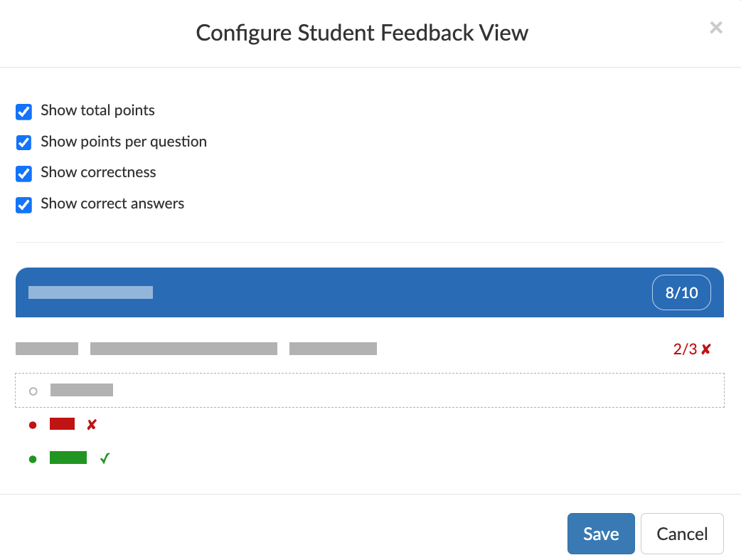 differentiate with Bookwidgets - custumize feedback