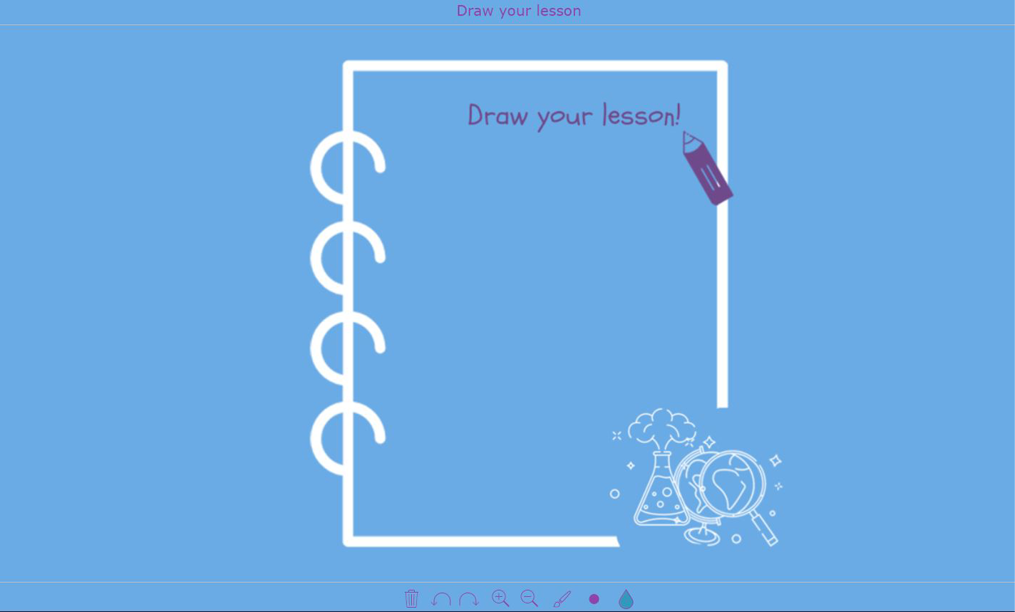 digital exit ticket - Draw your lesson