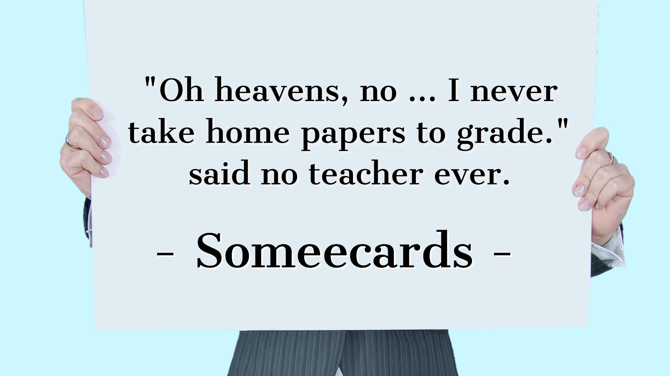 Quote about grading