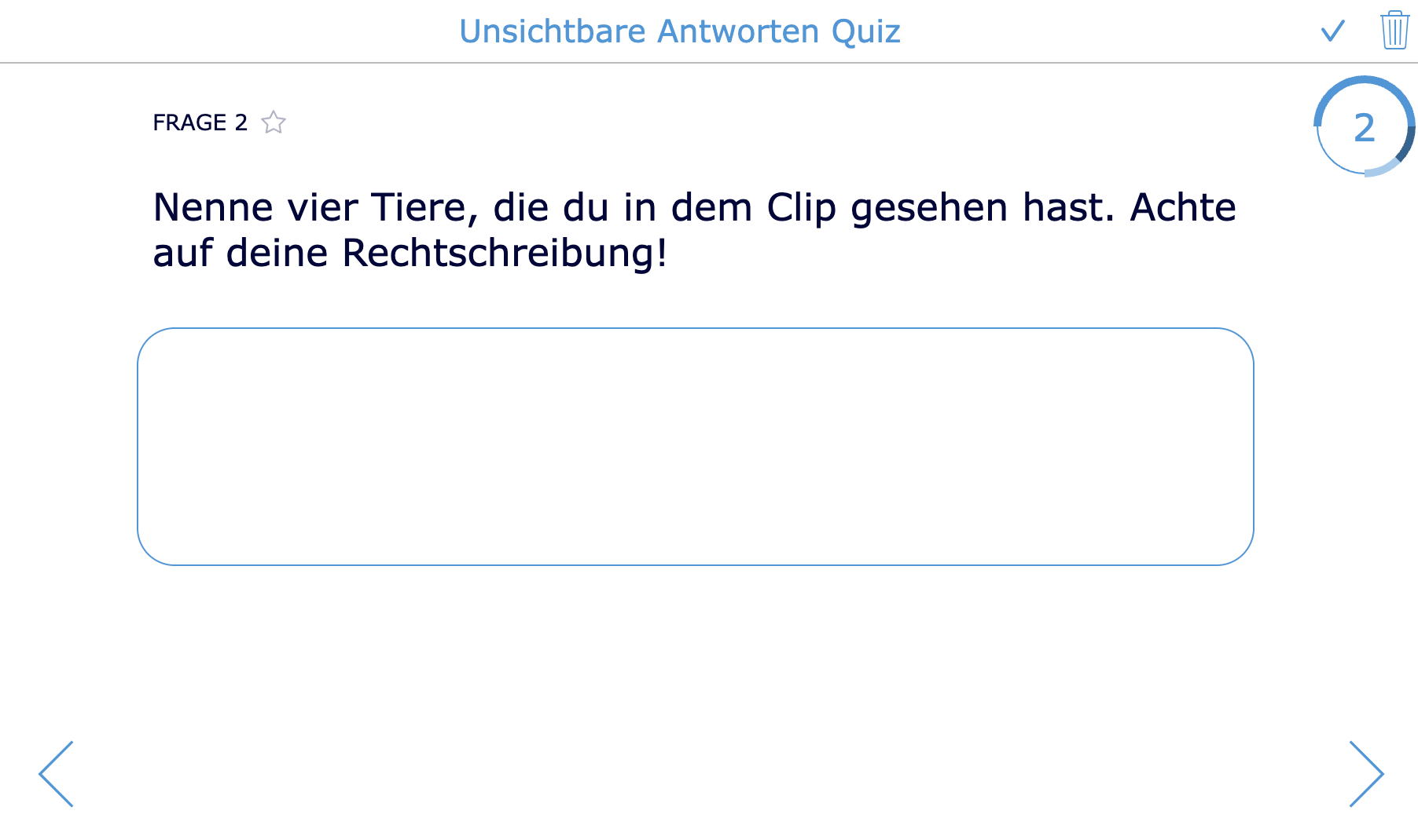 Aprilscherz – Quiz mit unsichtbaren Antworten