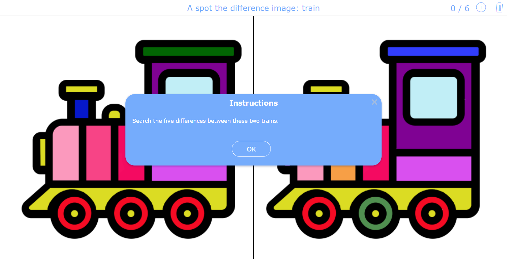 Spot The Difference: Can you spot 6 differences between the two