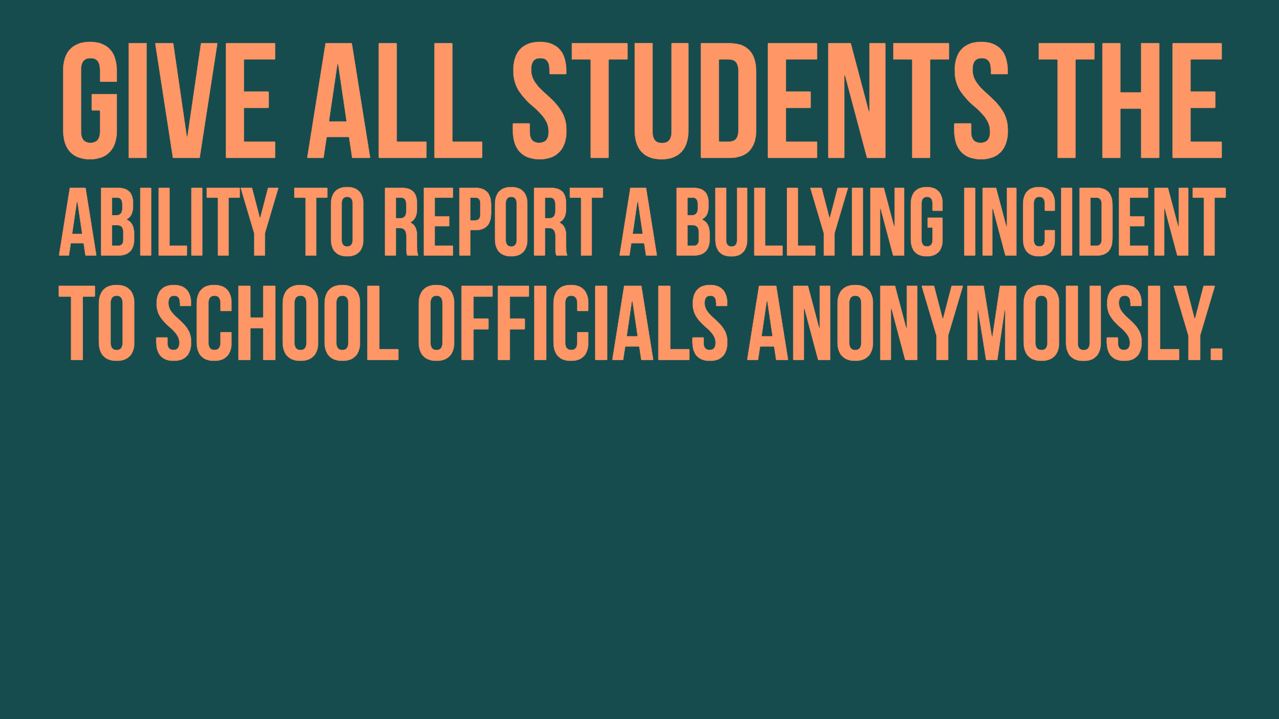 bullying in the classroom