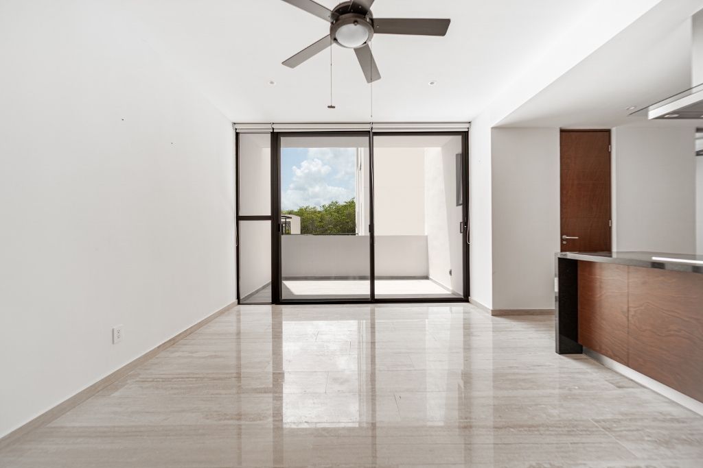 Departamento con Terraza Privada en Emilia, Arbolada Cancún