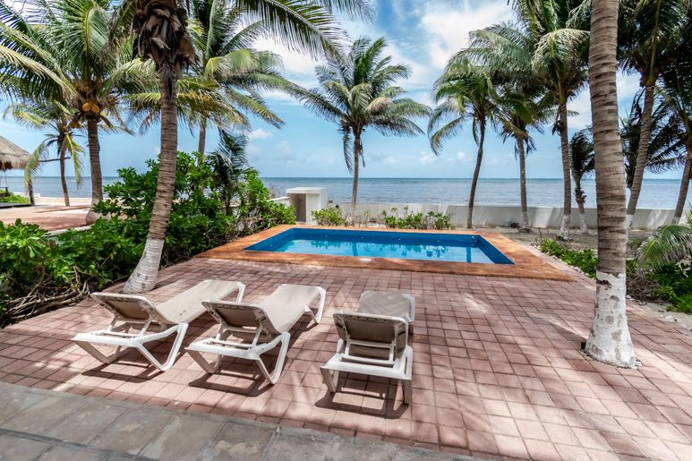Casa Frente al Mar en Puerto Morelos