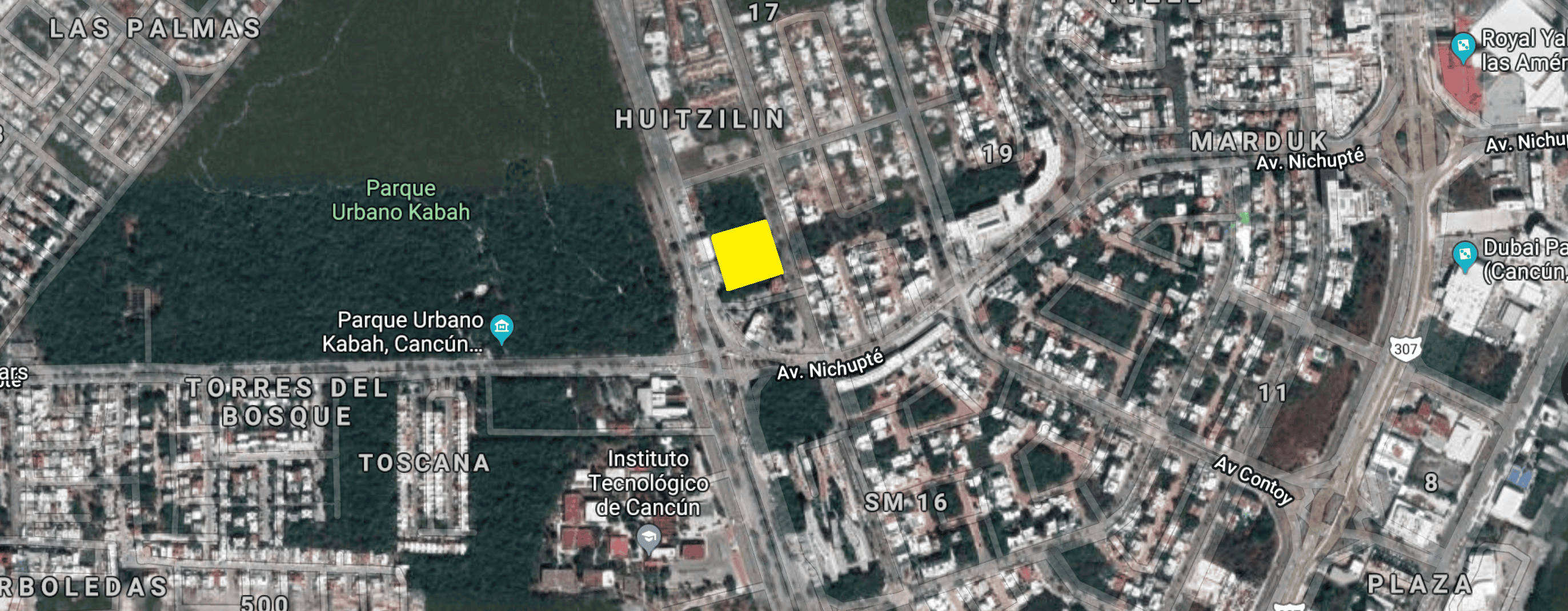 Terreno en Venta en SM 17, Cancún. Ideal para Condominios Verticales