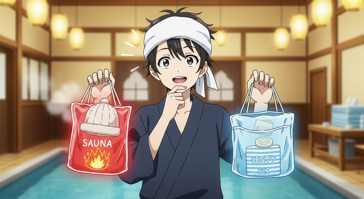 【徹底比較】サウナセット vs 銭湯セット!あなたに合うのはどっち?
