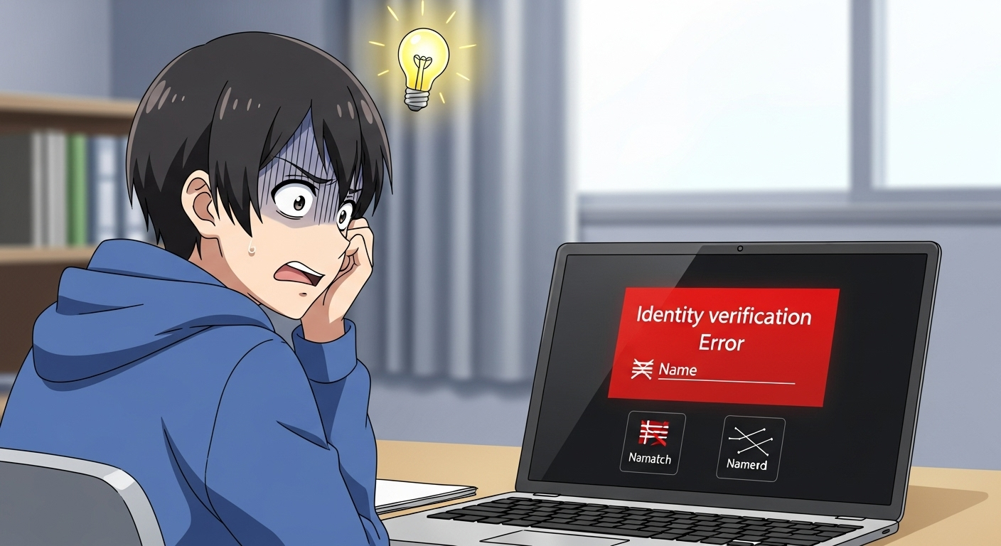 【私の失敗談】本人確認でエラーになる3つの具体例