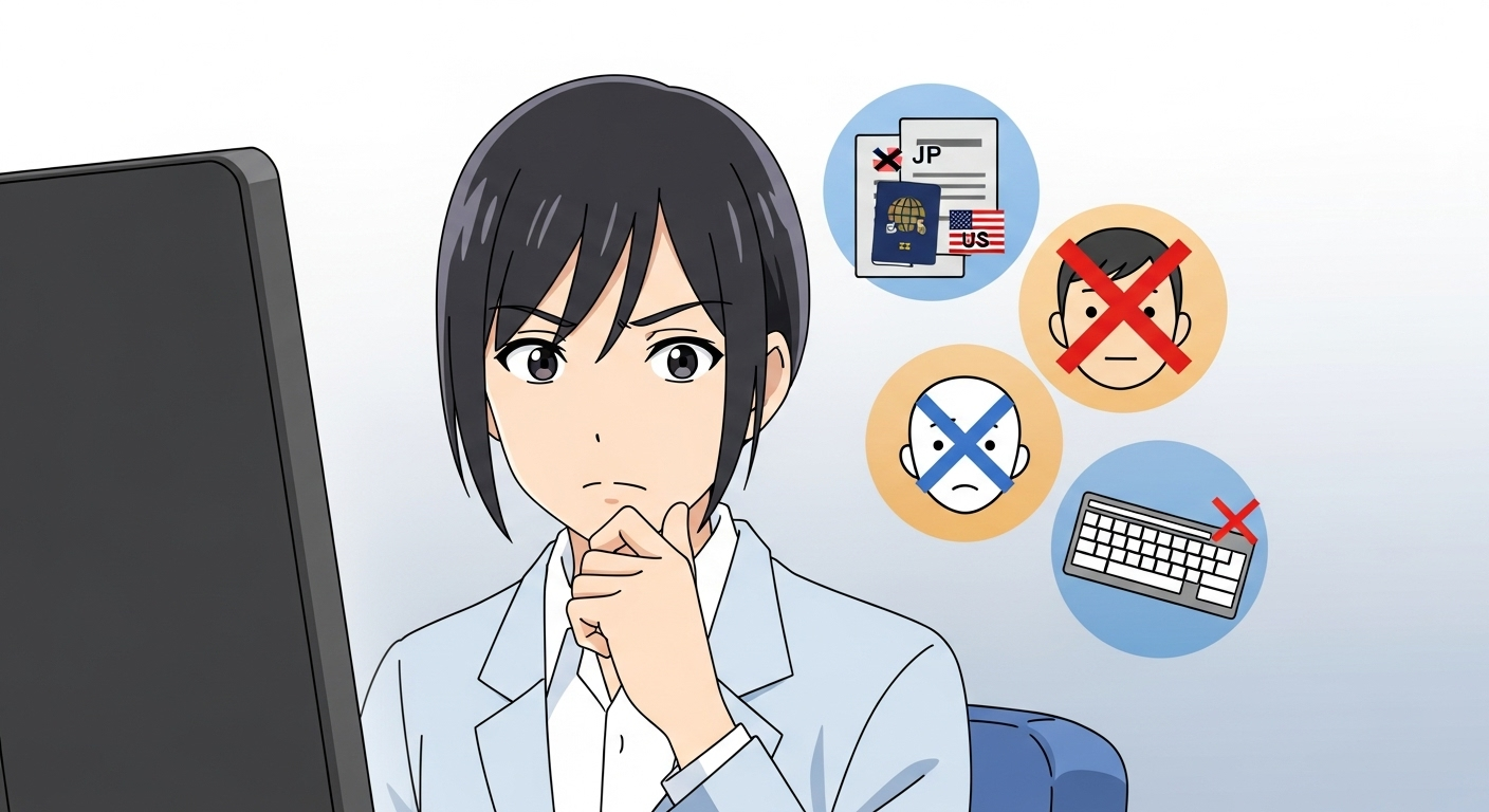 【実体験から学ぶ】本人確認エラーの典型的な3つの失敗パターン