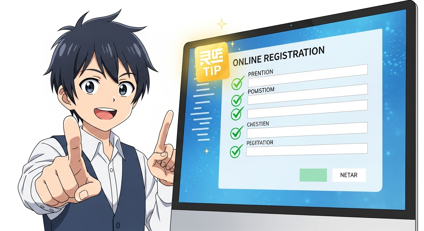 エラーを100%回避する！アカウント登録時の鉄則