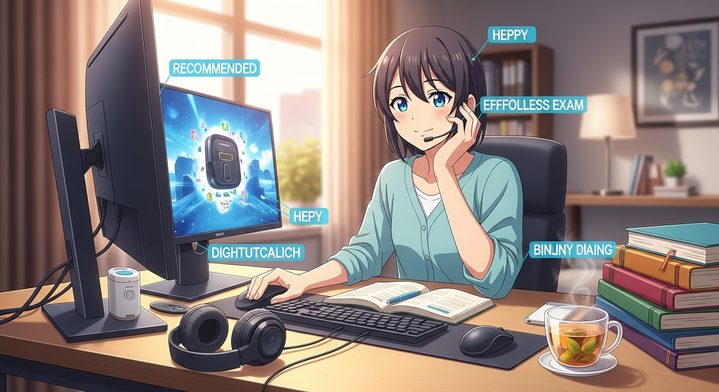 【番外編】オンライン試験を快適にするおすすめアイテム＆教材