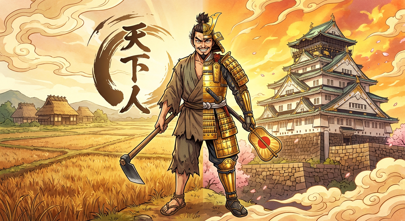 豊臣秀吉の天下統一までの道のりを徹底解説!農民から頂点へ上り詰めた奇跡の生涯とは?